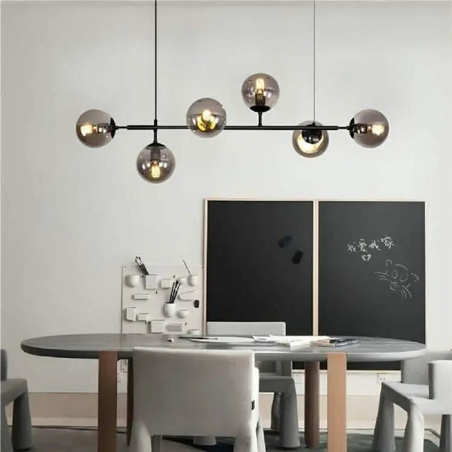 نجفة ستيل و زجاج، 120*150 سم