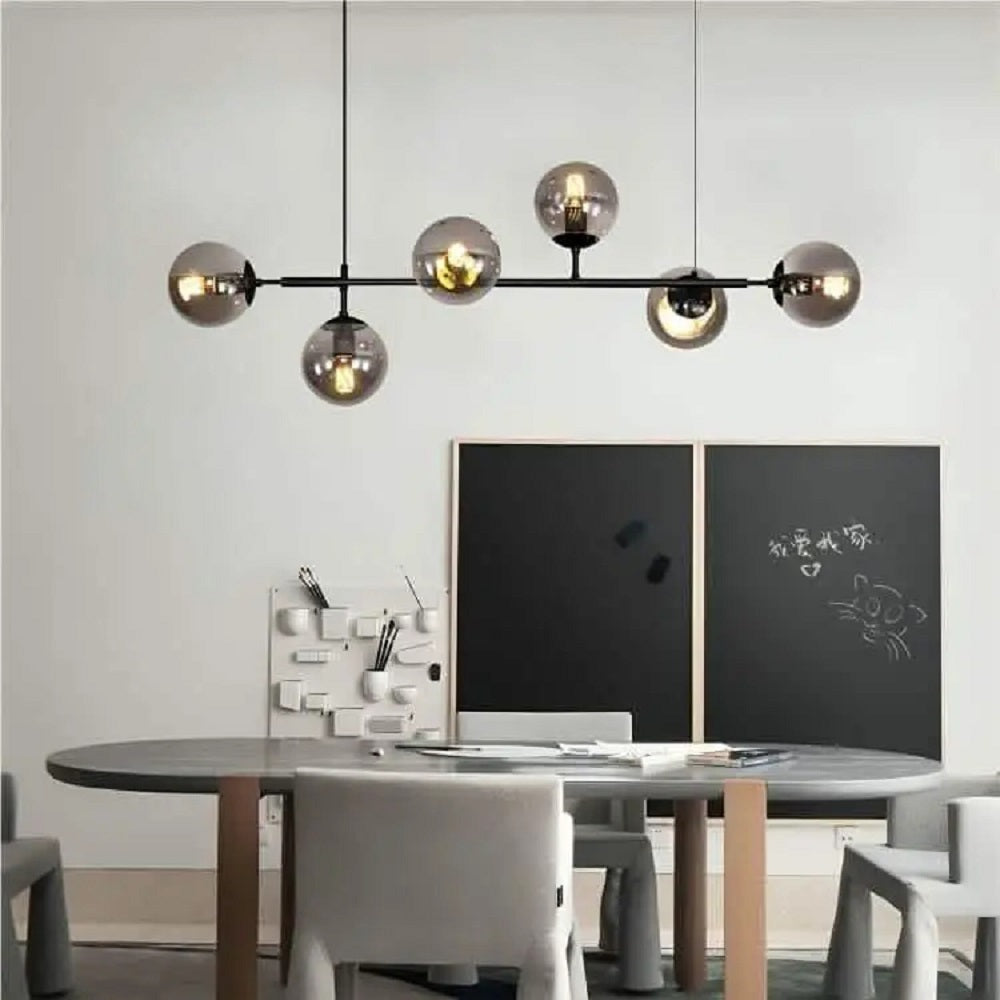 نجفة ستيل و زجاج، 120*150 سم