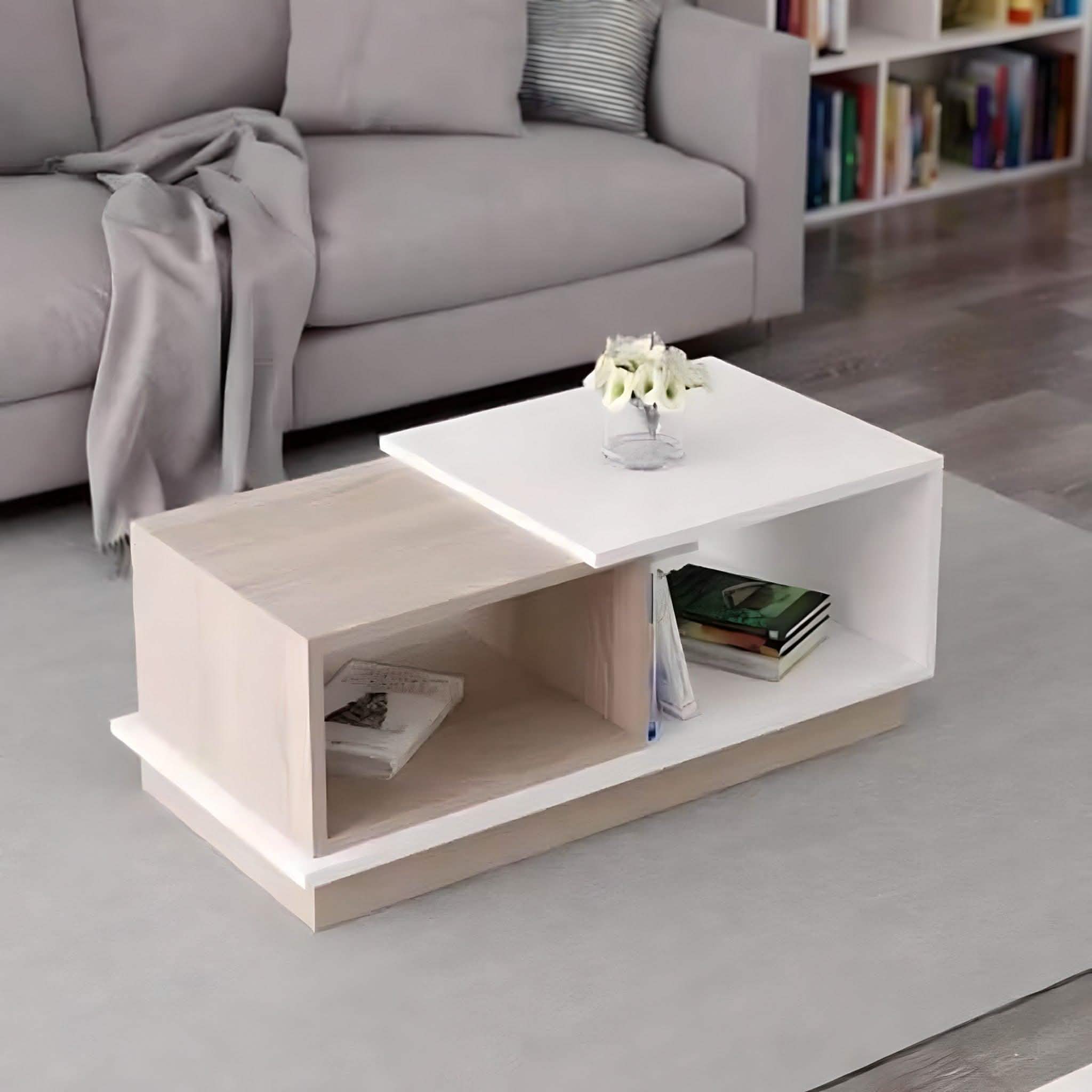 ترابيزة قهوة ام دي اف 80*40*40 سم - BAL82 El Batal Furniture