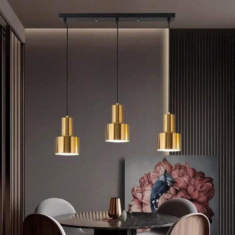 نجفة معدن، 60*80 سم - ذهبي