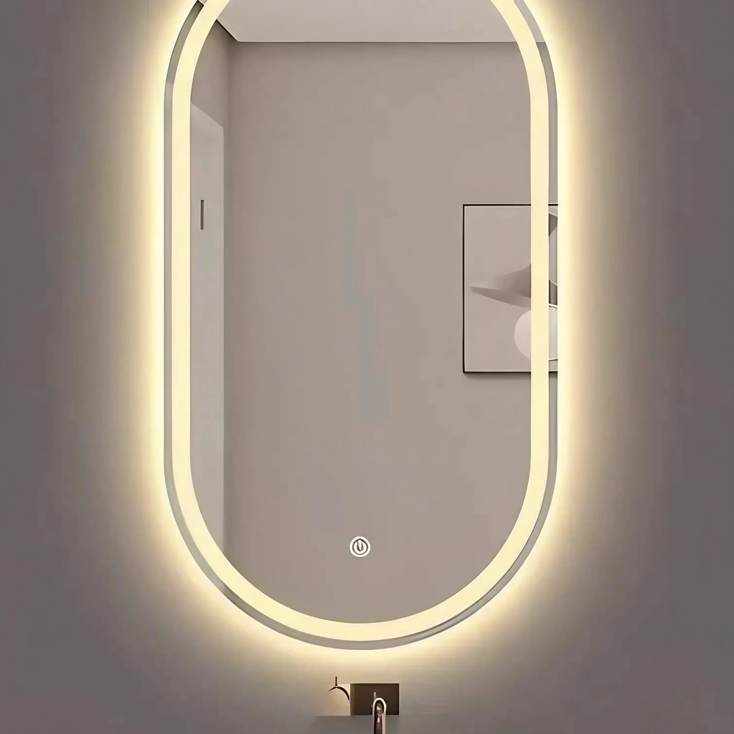 مرايا ليد حمام، 45*80 سم