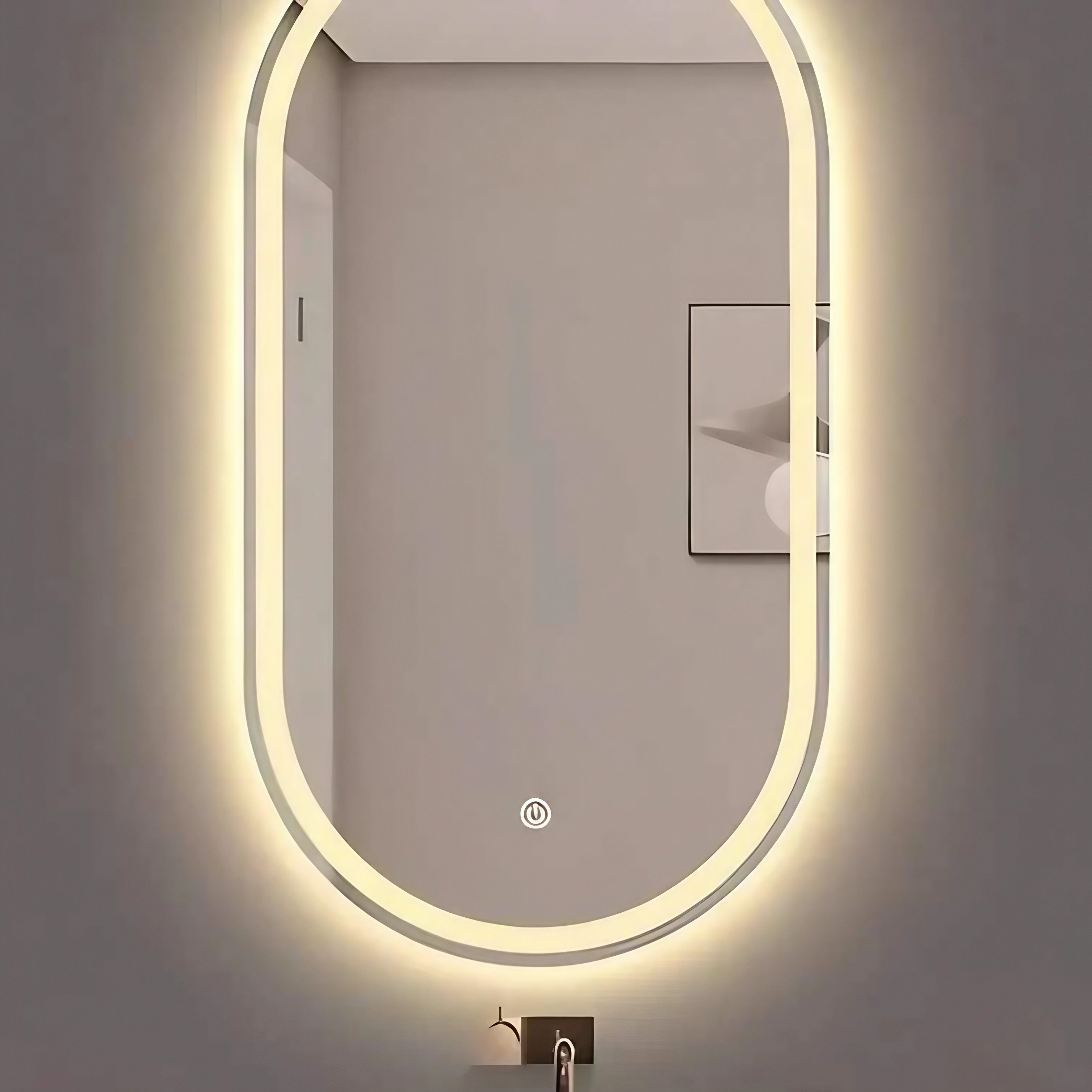 مرايا ليد حمام، 45*80 سم