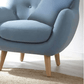 كرسي بأرجل خشبية - FAR218 - Homix