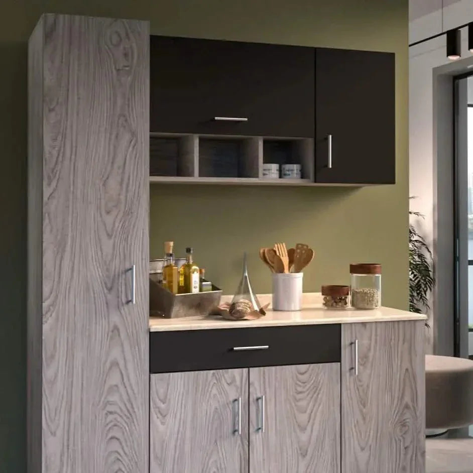 مطبخ خشب ام دي اف، 3 قطع