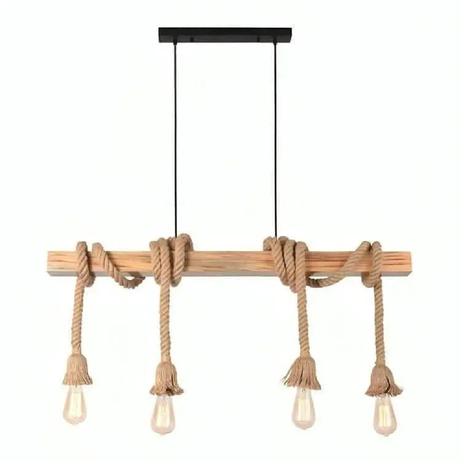 نجفة ستيل و خشب، 60*53 سم