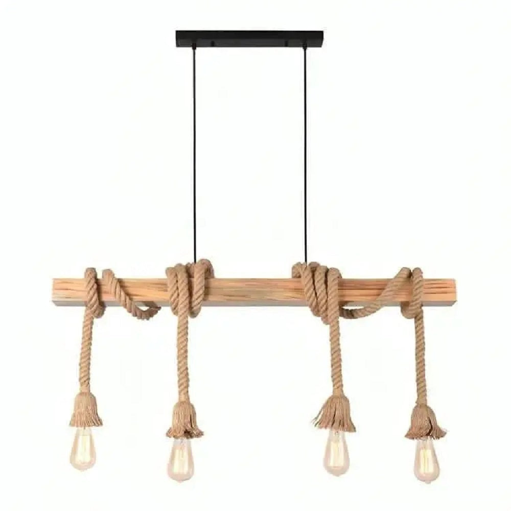 نجفة ستيل و خشب، 60*53 سم