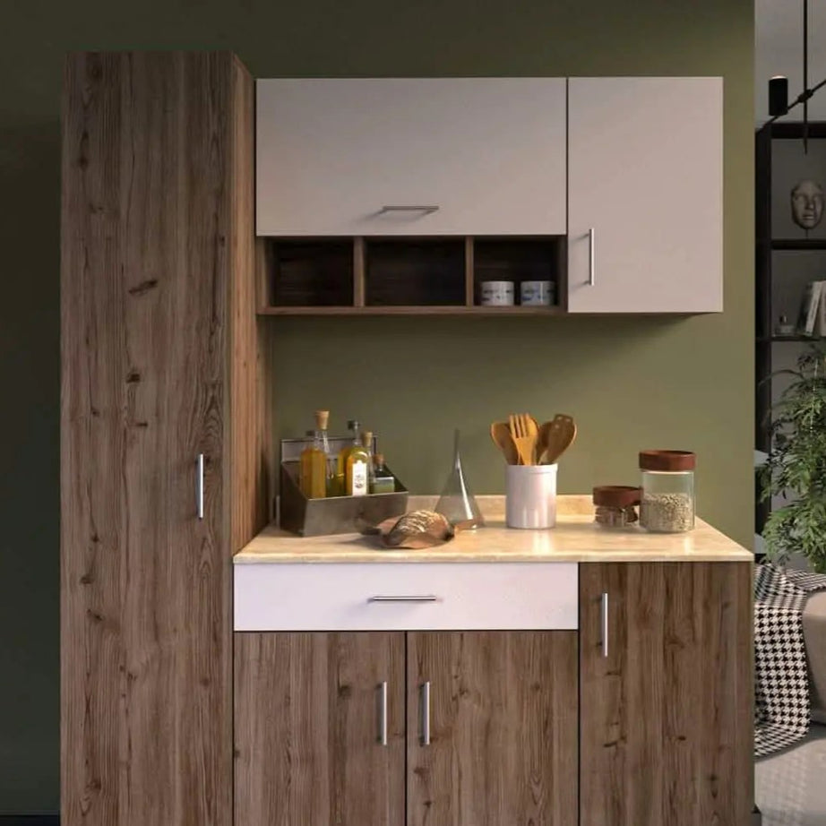 مطبخ خشب ام دي اف، 3 قطع