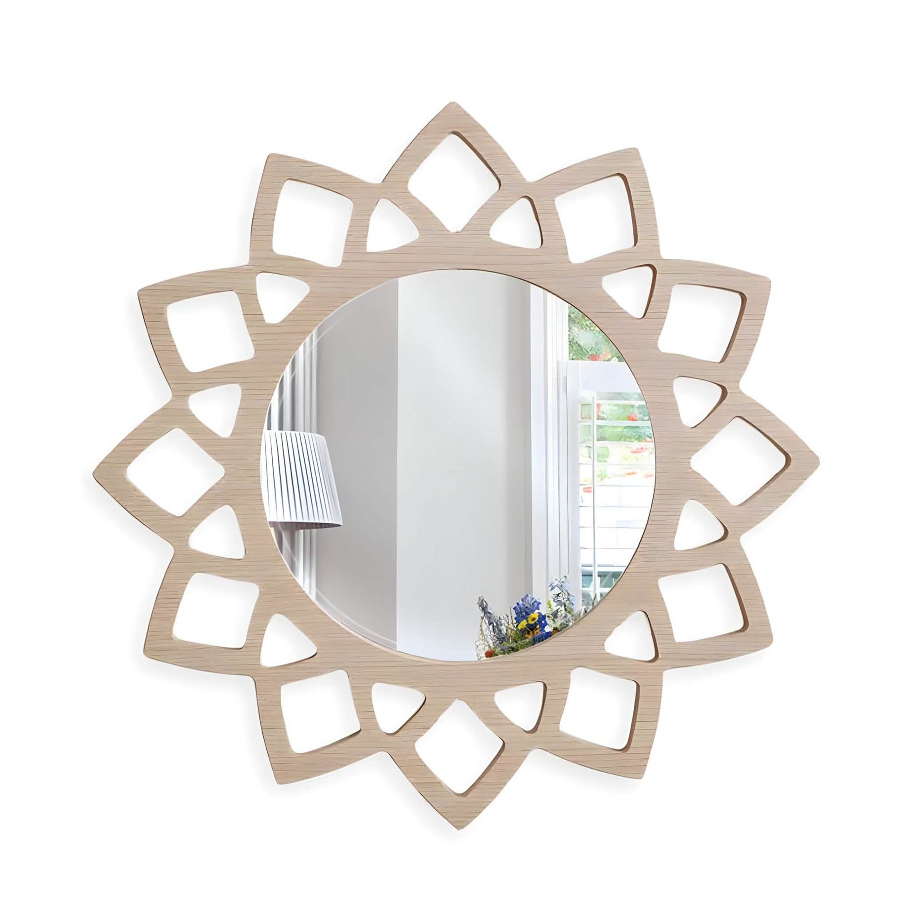 مرايا حائط ام دي اف، 60*60 سم