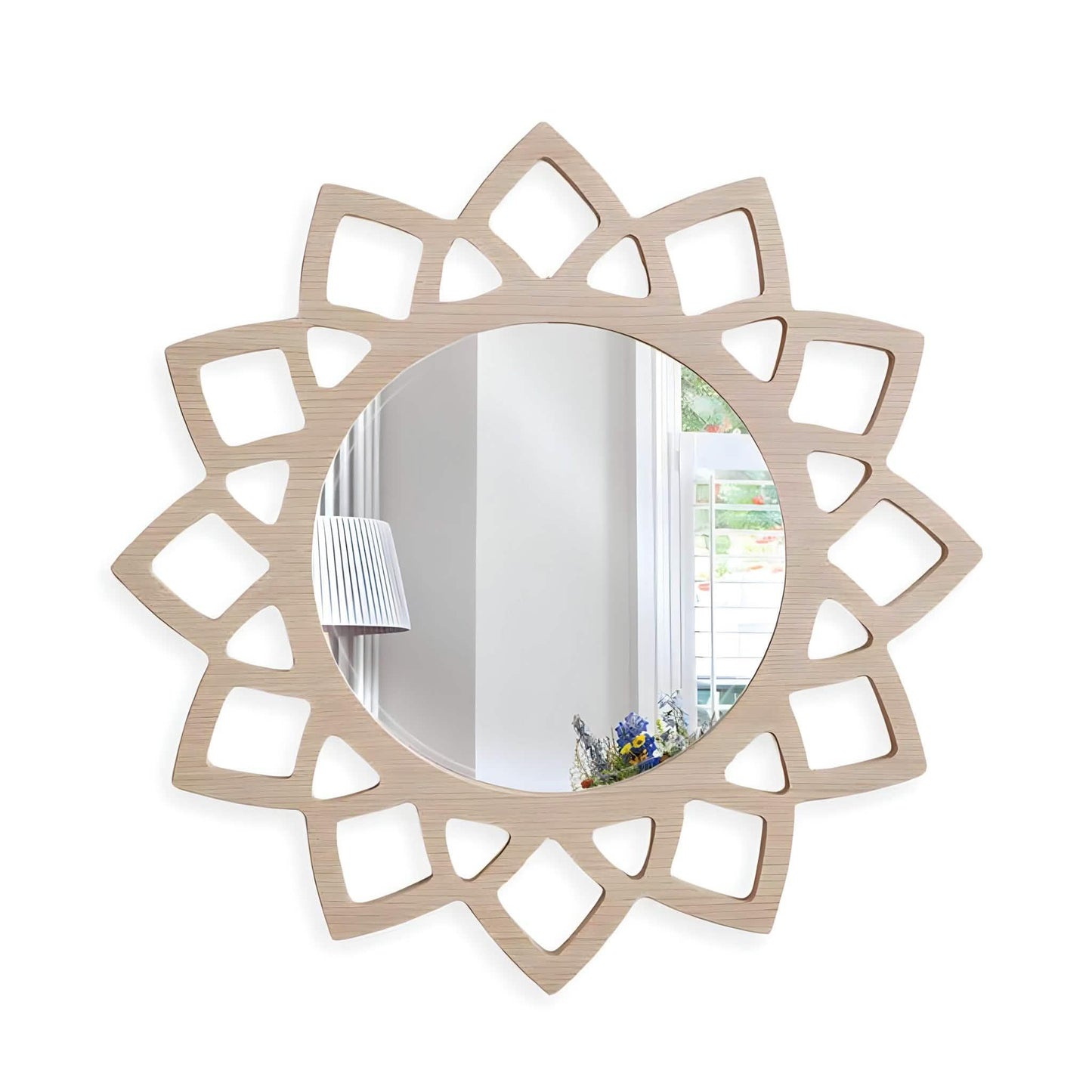 مرايا حائط ام دي اف، 60*60 سم