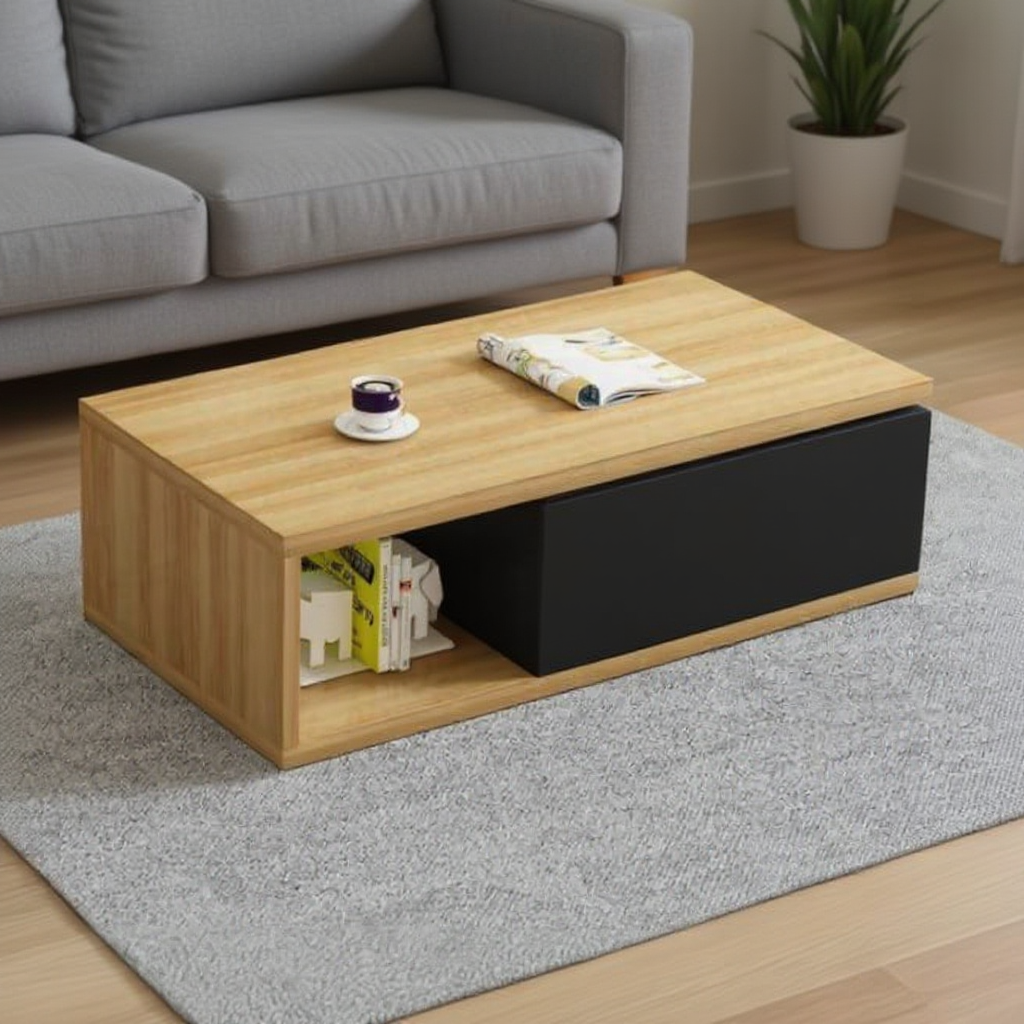 ترابيزة قهوة خشب ام دي اف، 100*50*40 سم 