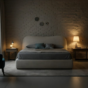 سرير سوبر كينج خشب موسكي، 200*195*120 سم