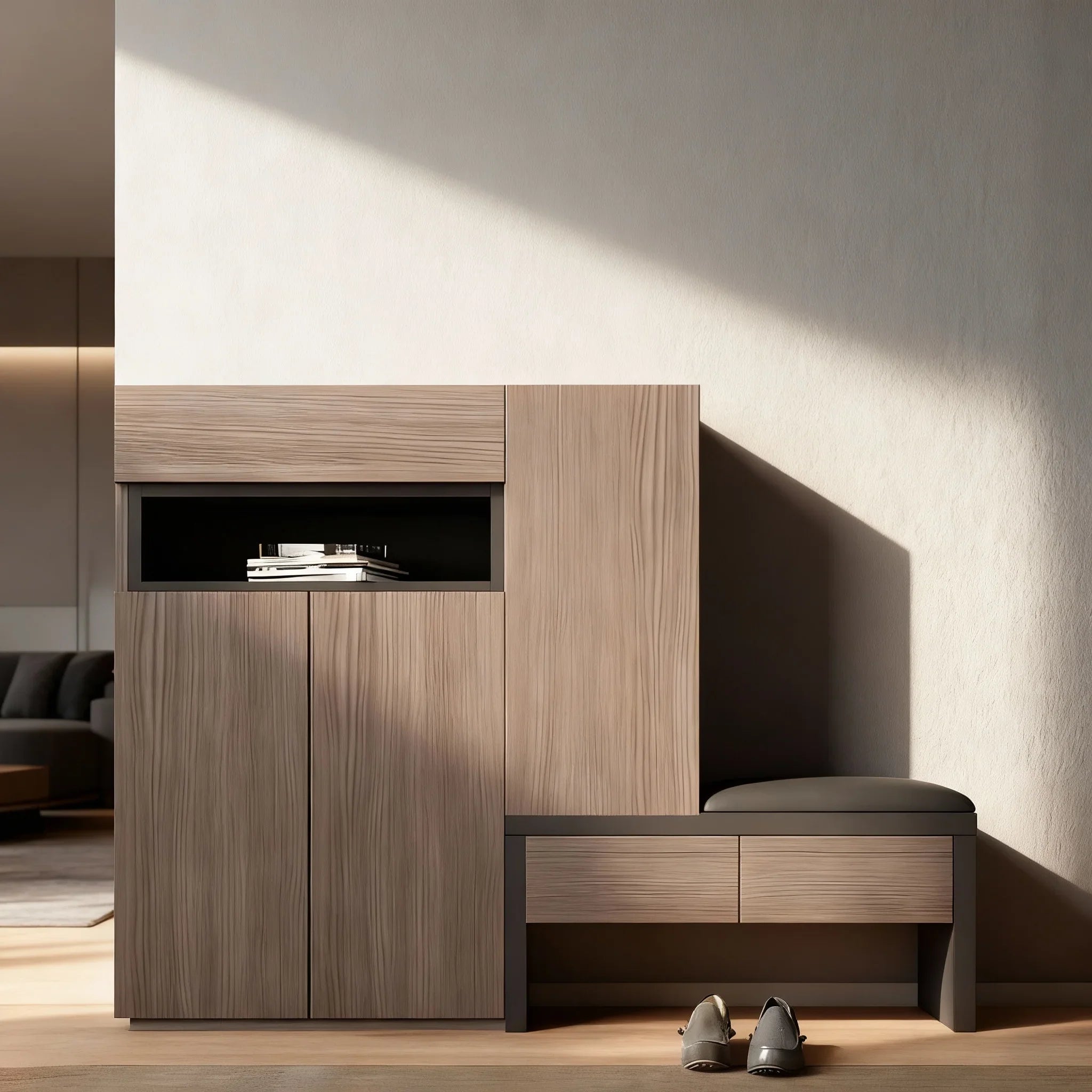 جزامة خشب ام دي اف، 140*30*120 سم