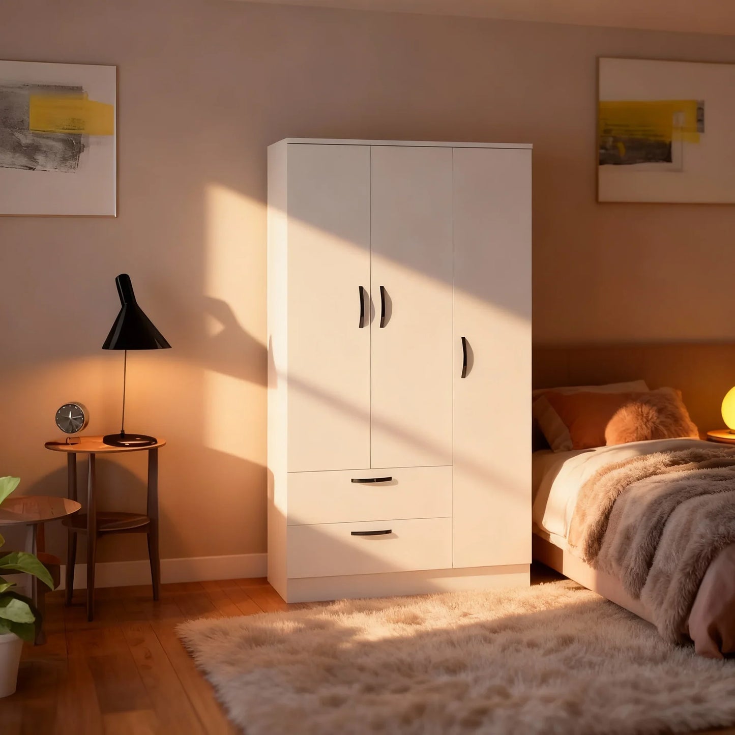 دولاب خشب ام دي اف، 120*44*210 سم