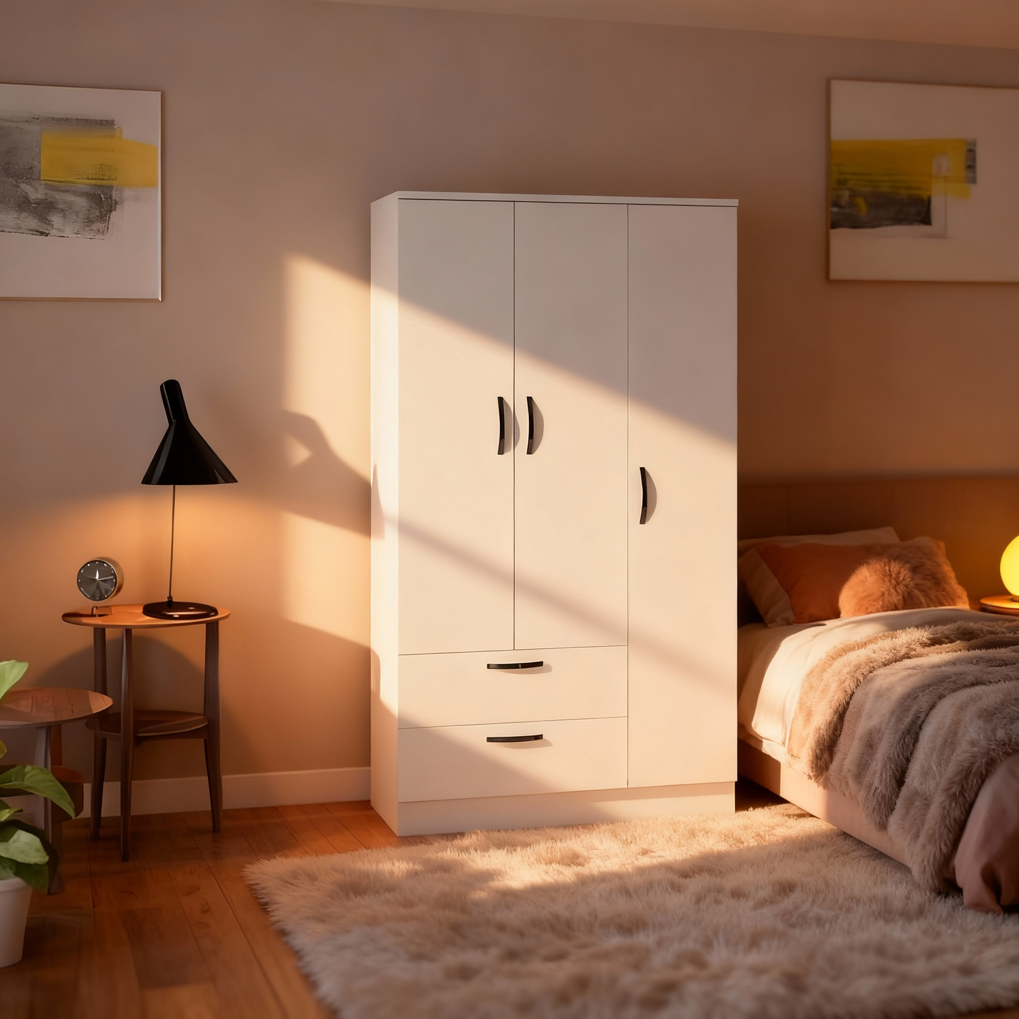 دولاب خشب ام دي اف، 120*44*210 سم