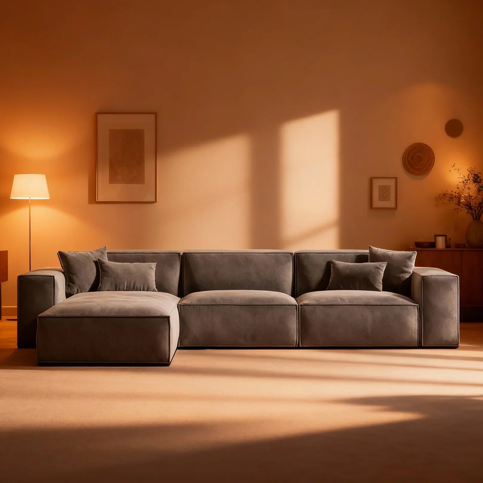 ركنة خشب زان، 280*180*80 سم