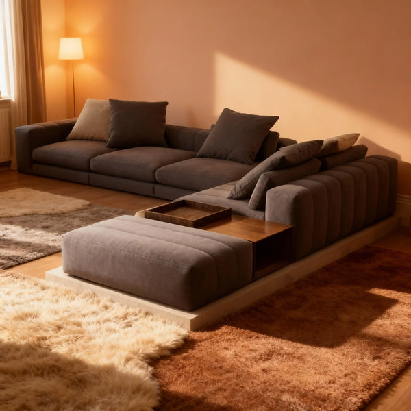 ركنة خشب زان، 300*240*65 سم