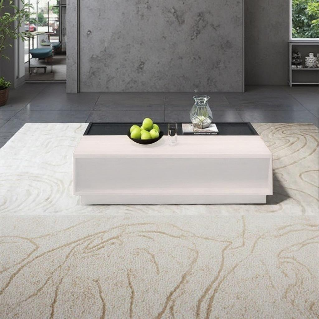 ترابيزة قهوة خشب ام دي اف، 100*50*40 سم