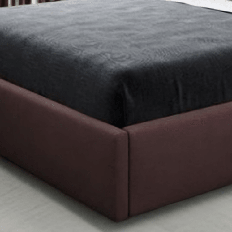 سرير تنجيد بتصميم مخطط - HOM11 - Homix