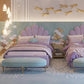 سريرين فردي خشب ام دي اف و زان، 120*200*120 سم