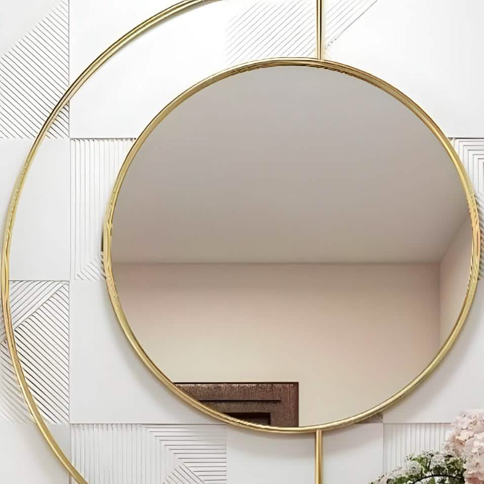 مرايا حائط بإطار ستيل، 70*100 سم