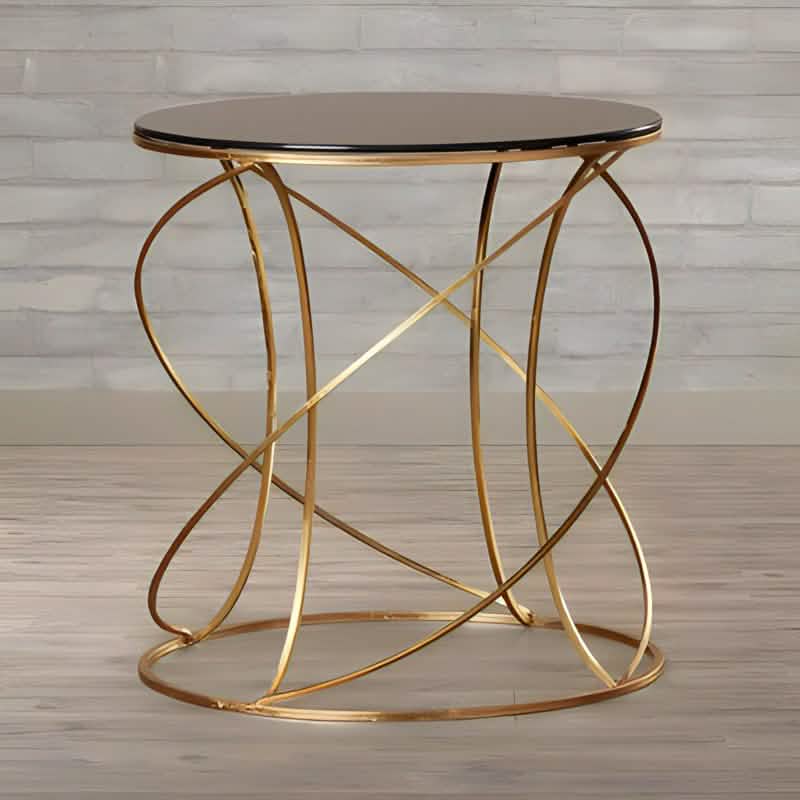 ترابيزة جانبية زجاج 50*65 سم - RON60 Royal Iron