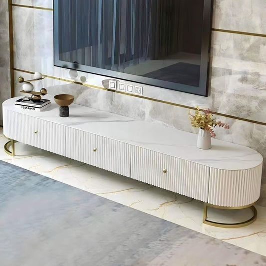 ترابيزة تليفزيون لون أبيض 40*180*40 سم - GAN41 Elegant