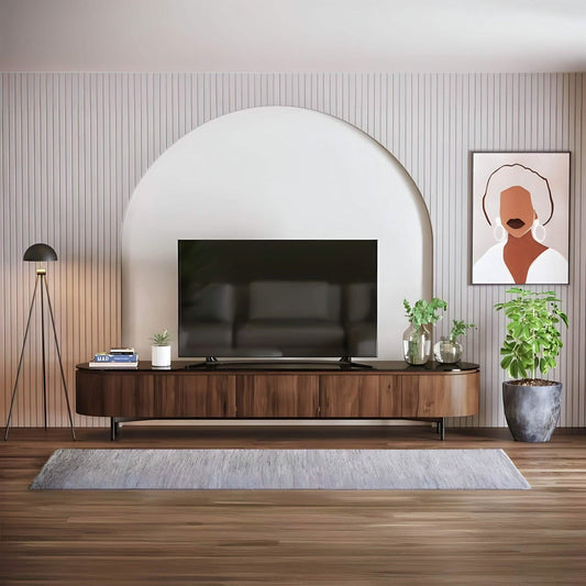 ترابيزة تليفزيون ام دي اف لون بني 40*180*40 سم - GAN35 Elegant