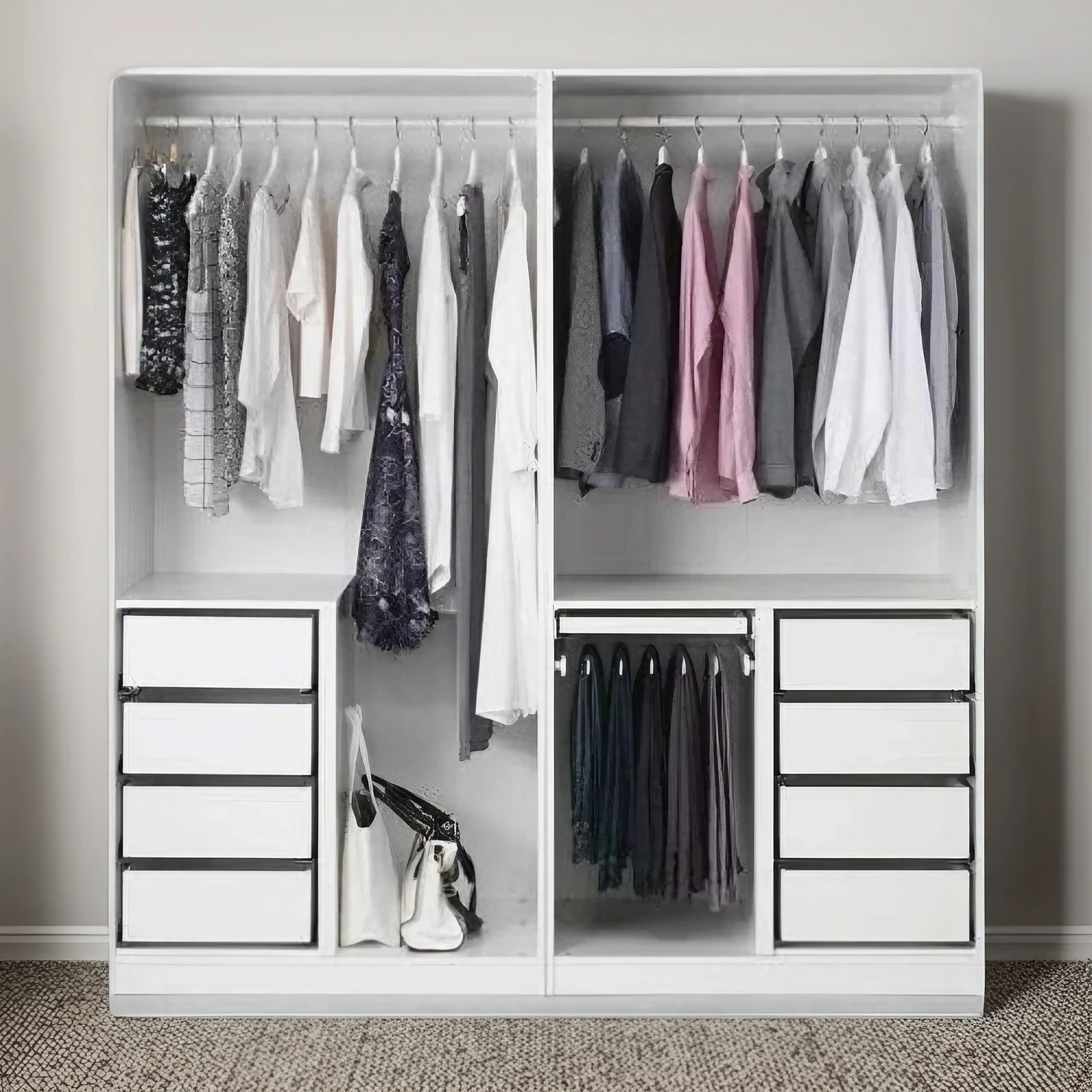 دريسينج خشب ام دي اف أسباني، 160*50*200 سم