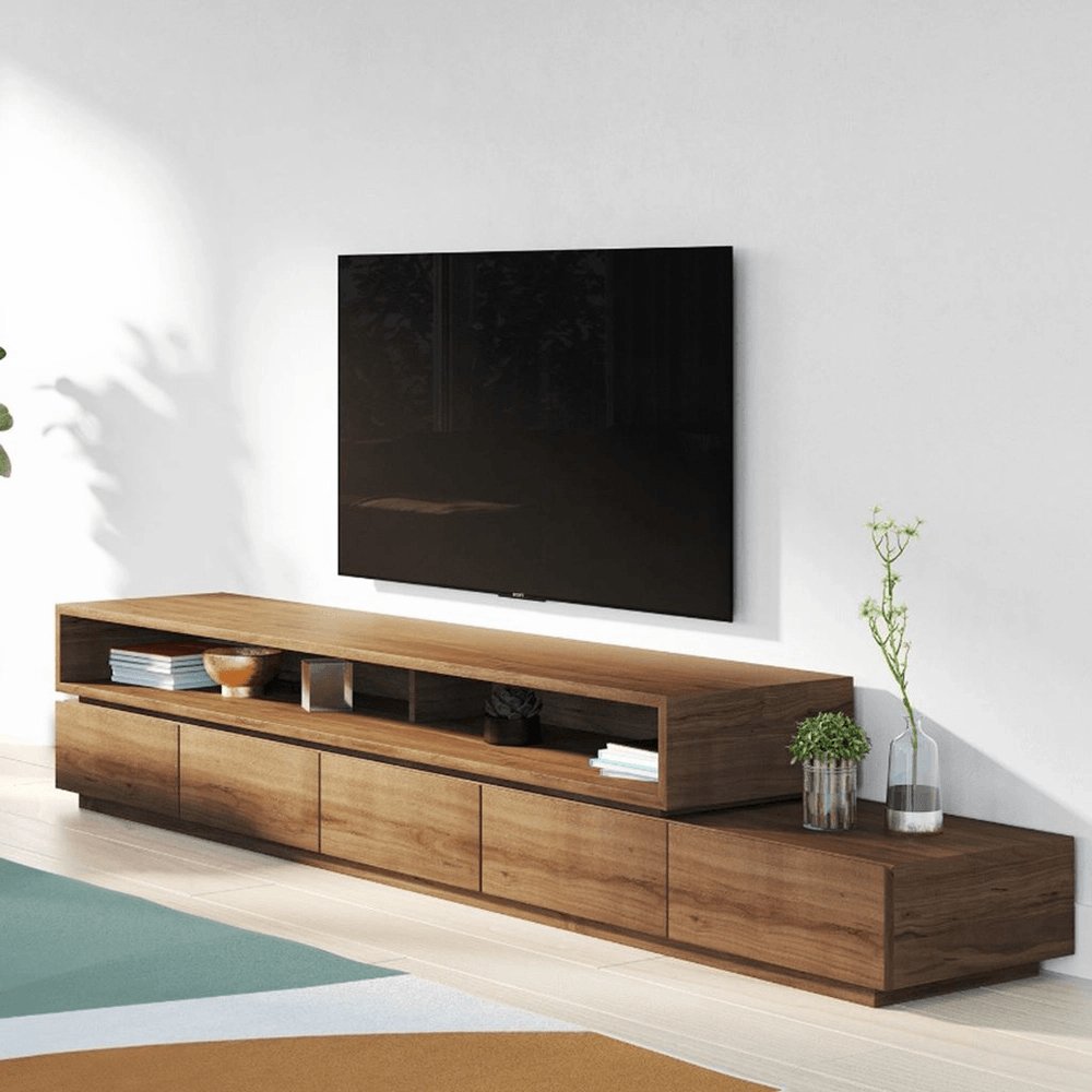 ترابيزة تليفزيون ام دي اف، 200*30*45 سم