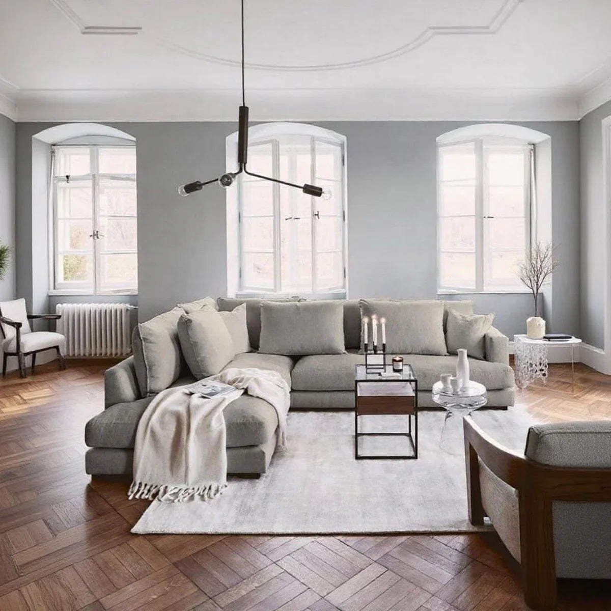 ركنة خشب زان، 250*180*85 سم