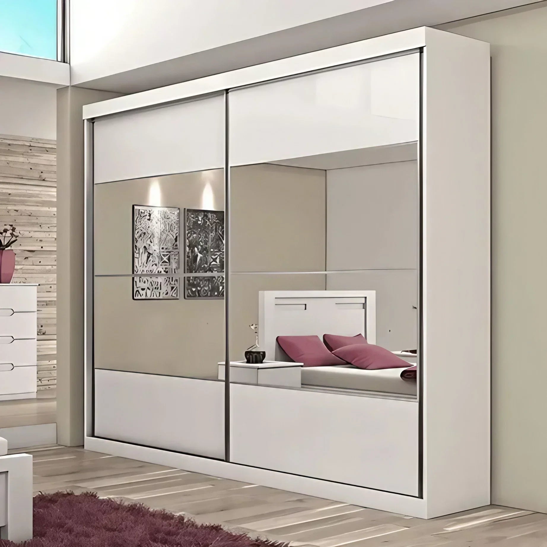 دولاب ام دي اف تايلاندي، 240*60*240 سم