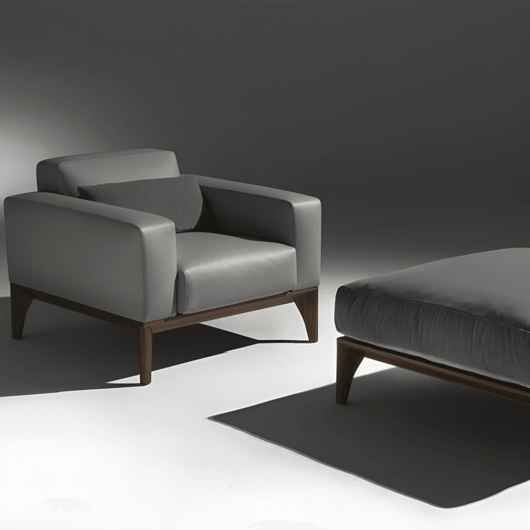 كرسي خشبي بتصميم بسيط - KAR18 - Homix