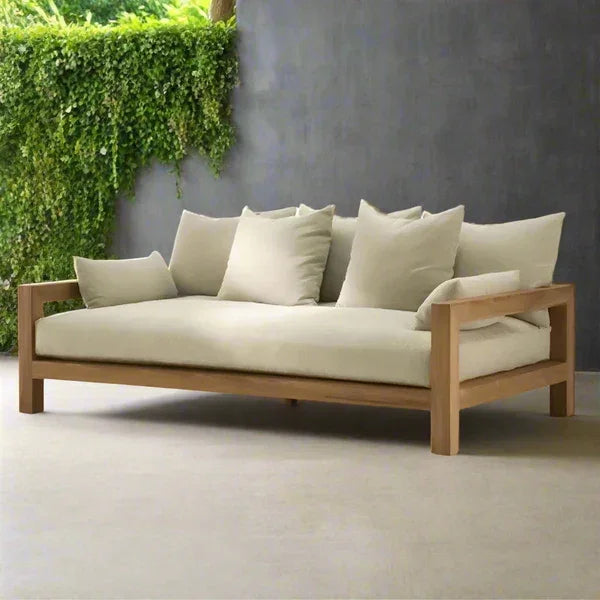 كنبة خشب زان، 220*80*75 سم