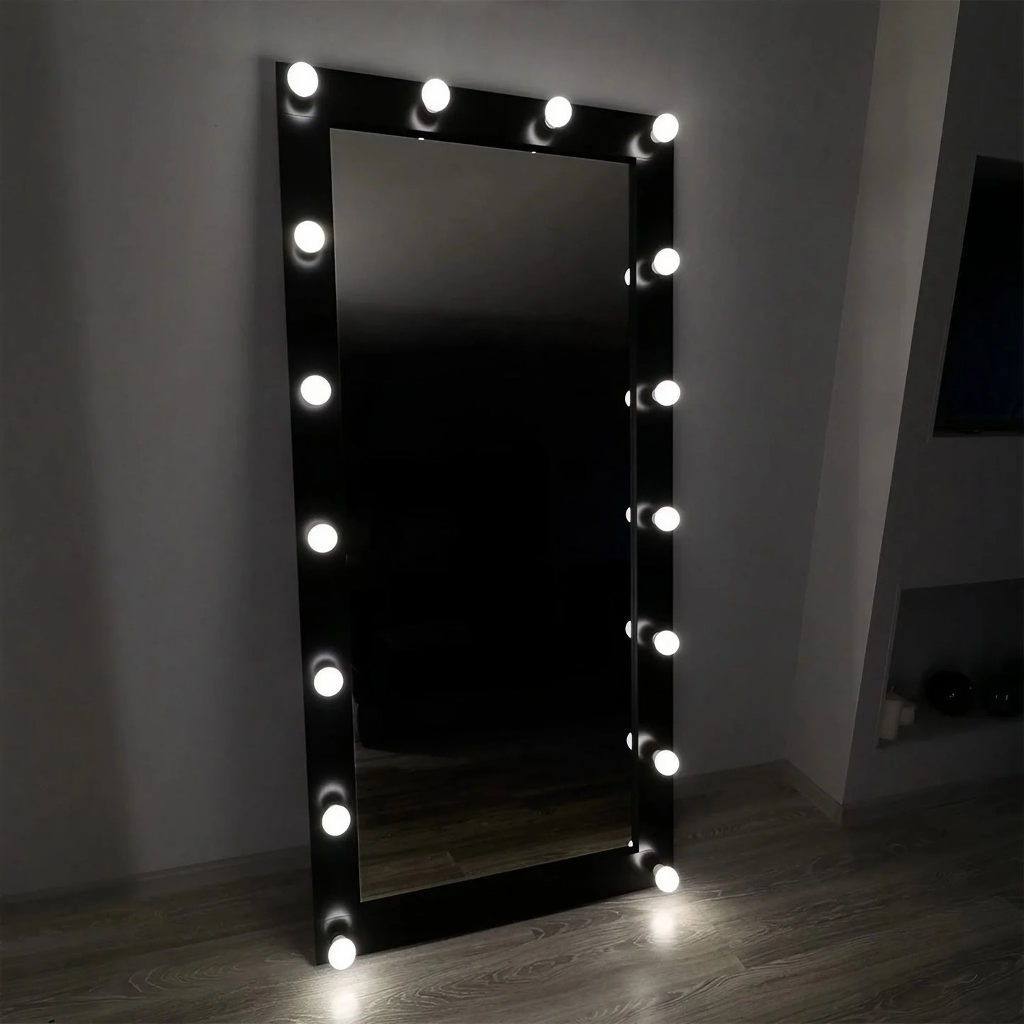 مرايا ستاند بإطار خشب، 60*8*160 سم