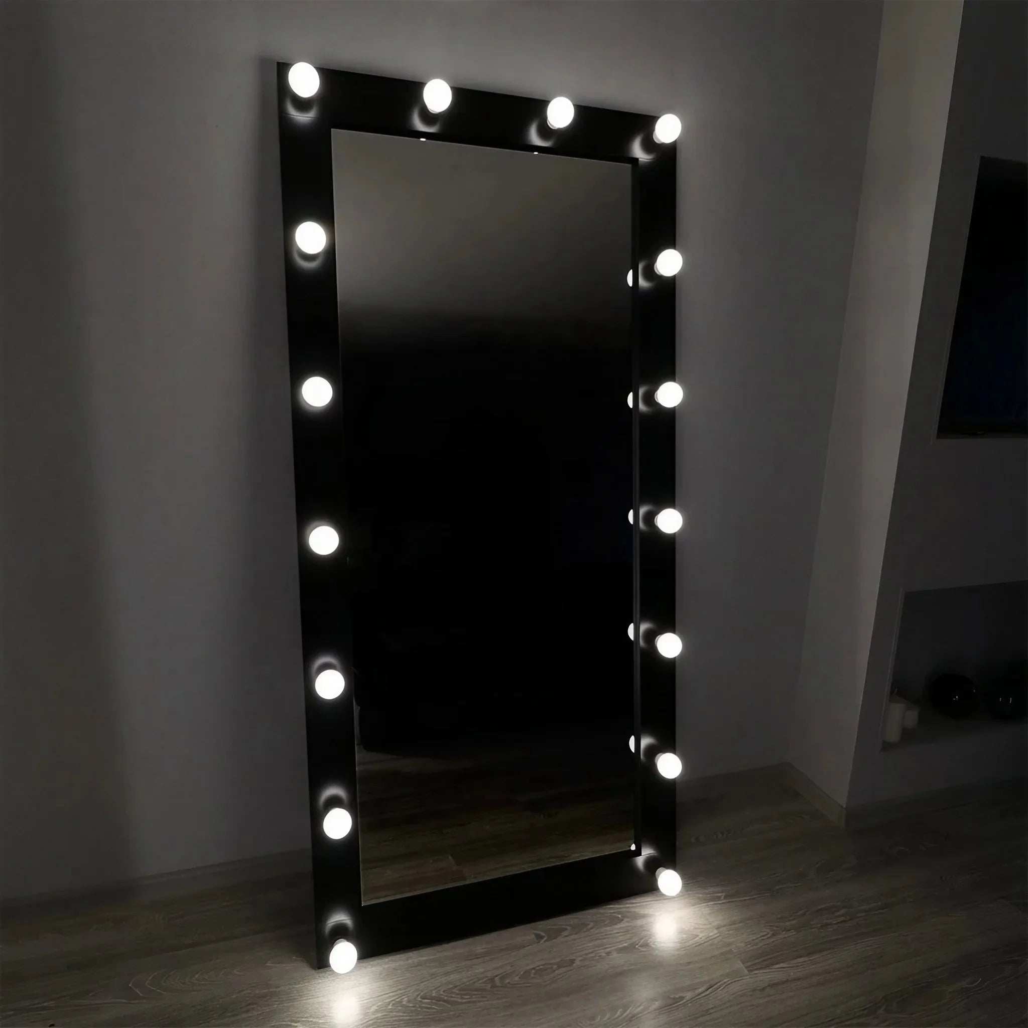 مرايا ستاند بإطار خشب، 60*8*160 سم