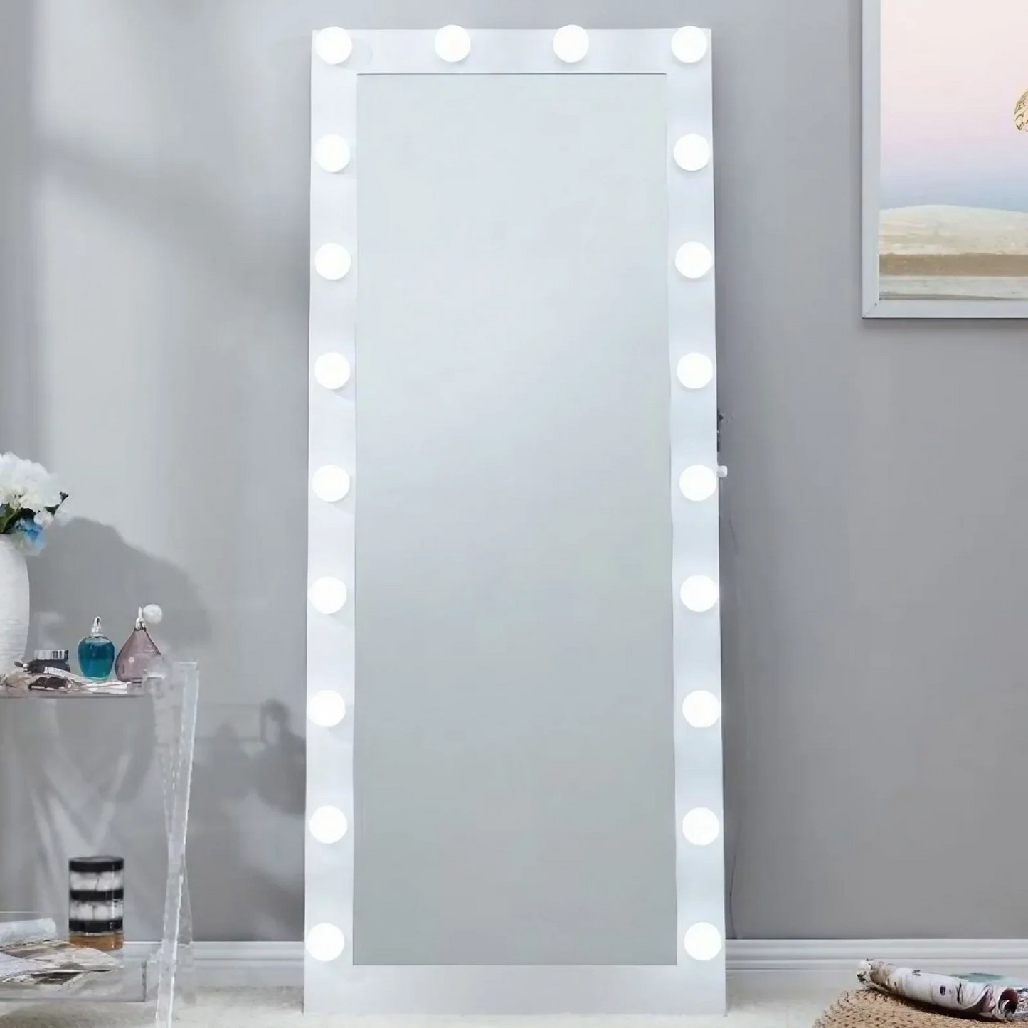 مرايا بإطار خشب، 70*8*170 سم