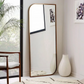 مرايا بإطار ام دي اف ، 40*2*155- ذهبي