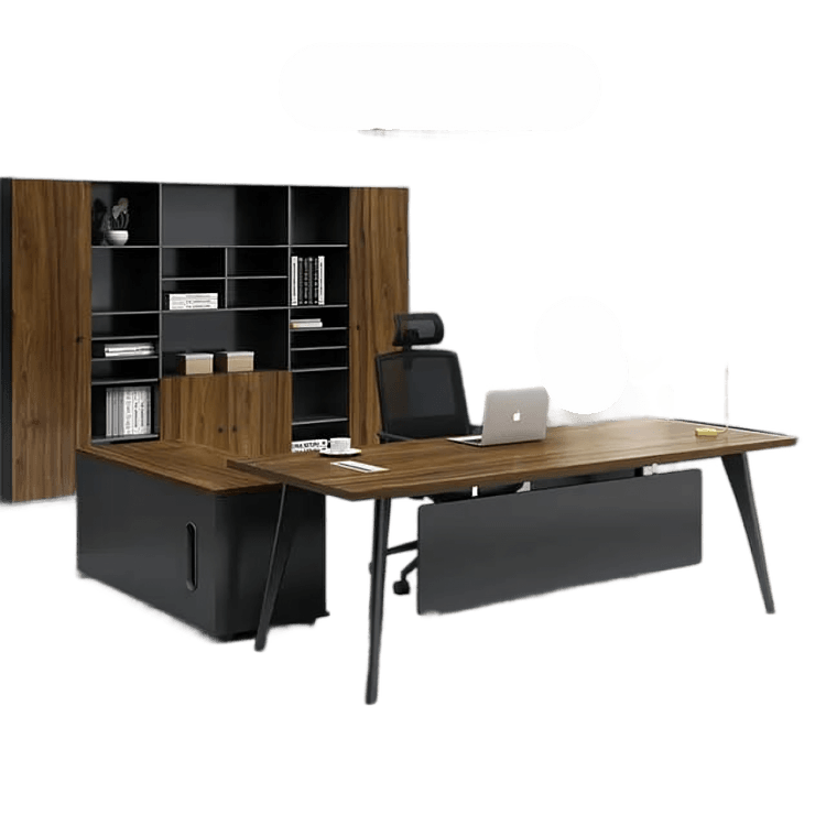 مكتب خشبي بوحدات تخزين - LIT18 - Homix