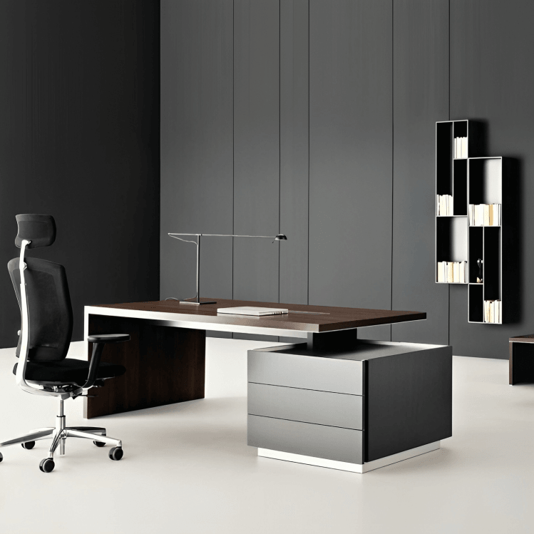 مكتب خشبي بتصميم مميز - LIT24 - Homix