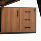 مكتب بأدرج جانبية خشبي - LIT3 - Homix