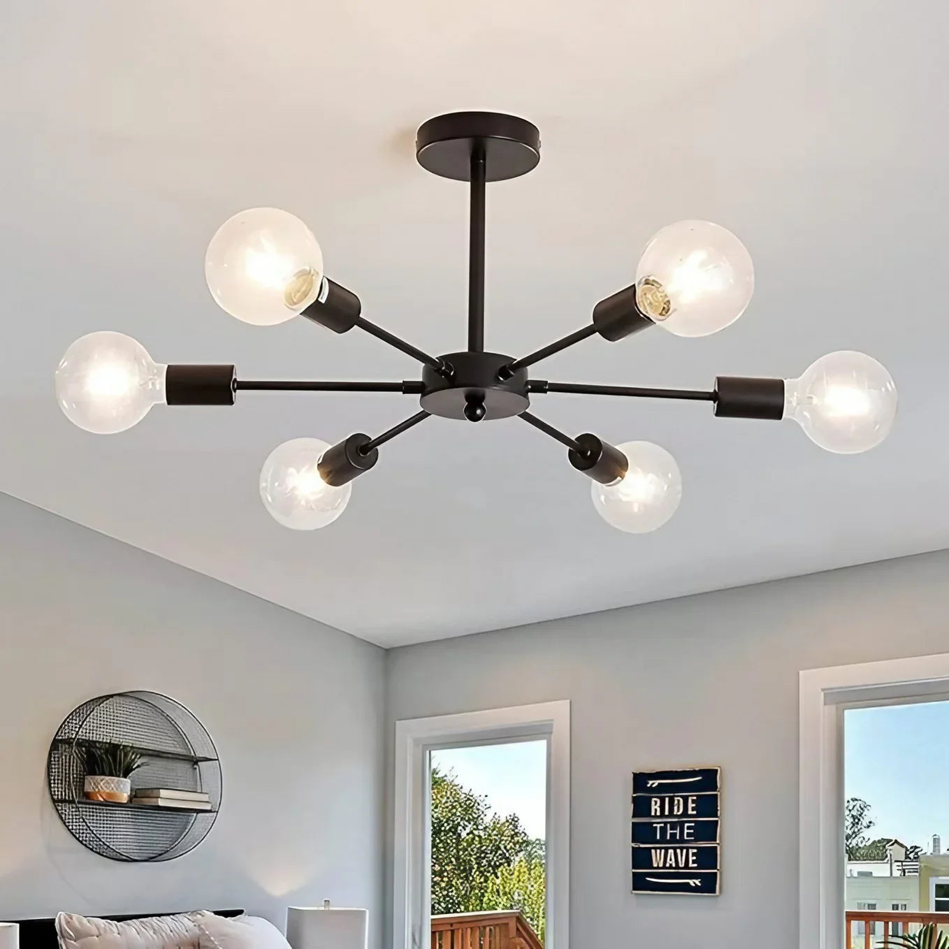 نجفة ستيل، 60*30 سم