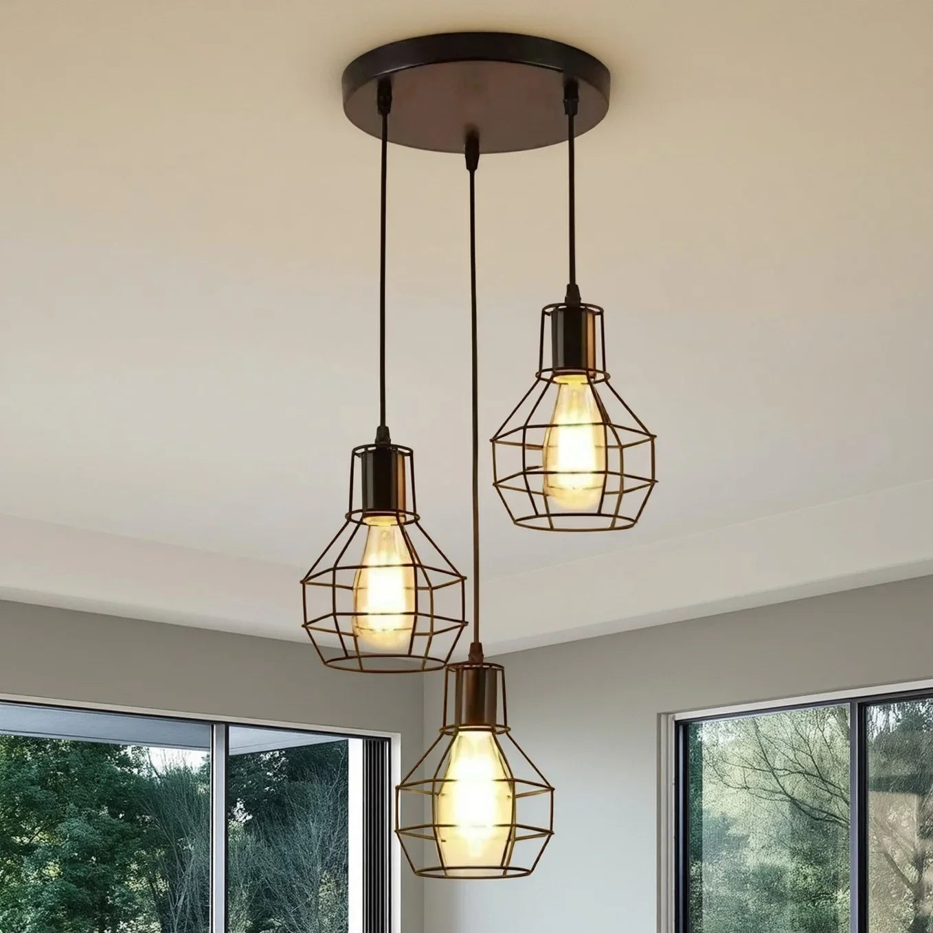 نجفة ستيل، 30*60 سم