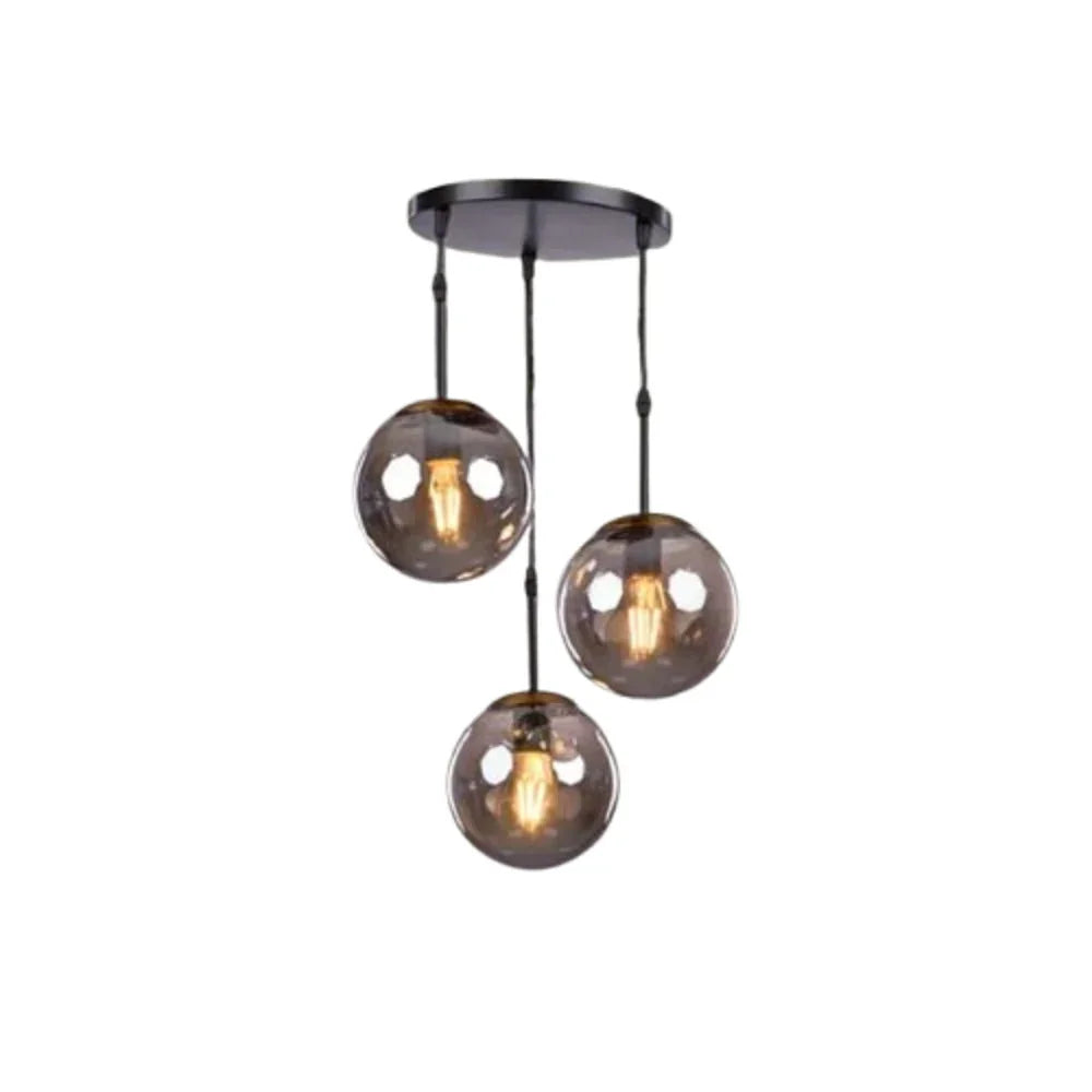 نجفة ستيل و زجاج، 30*60 سم