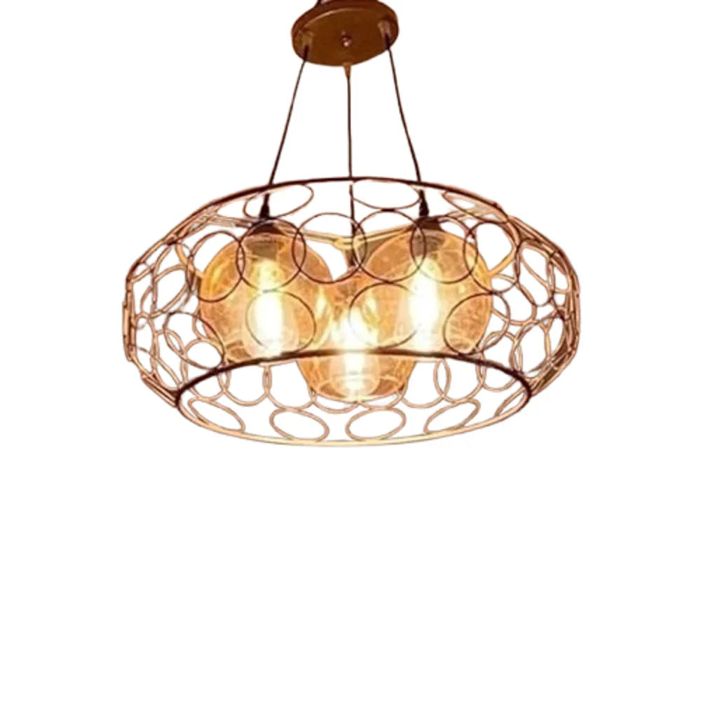 نجفة سقف ستيل و زجاج، 50*50 سم