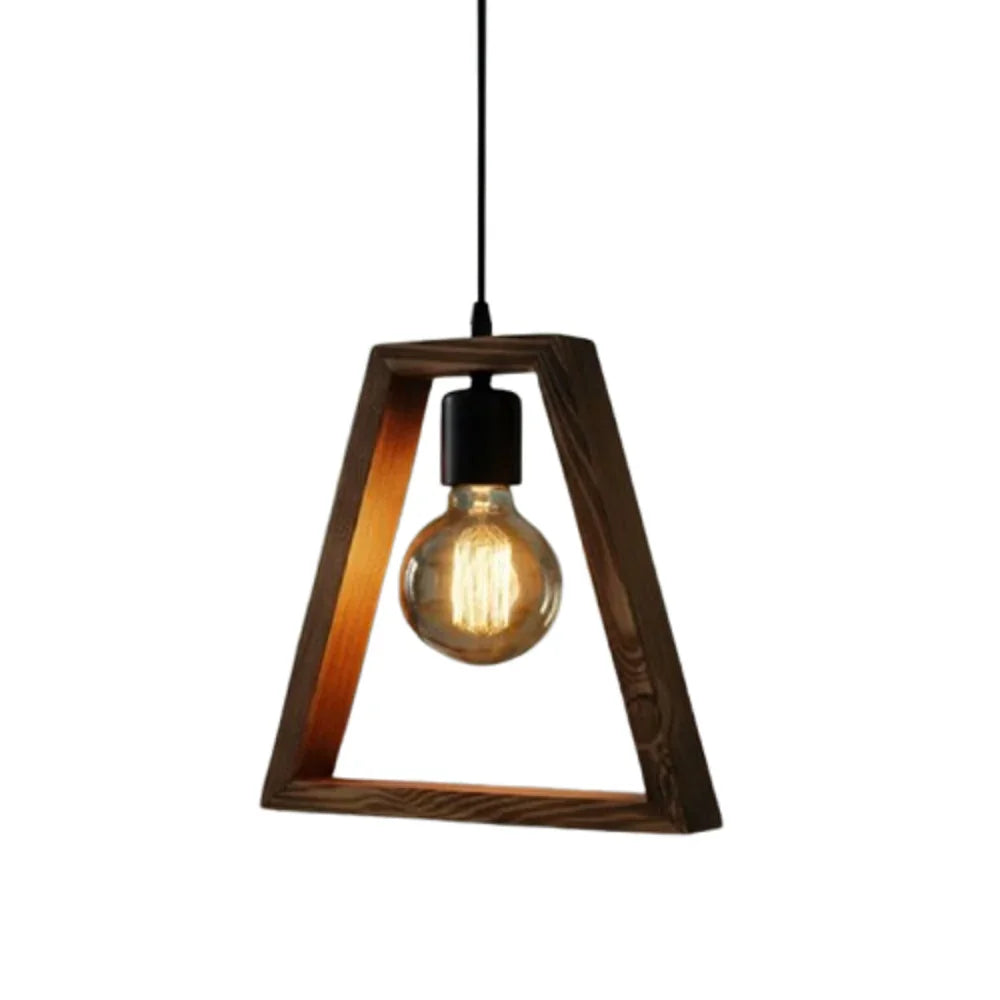 نجفة سقف خشب طبيعي، 20*50 سم