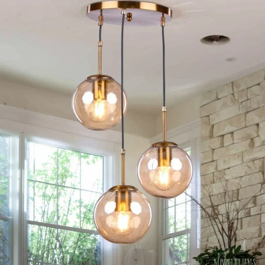 نجفة ستيل و زجاج، 30*50 سم