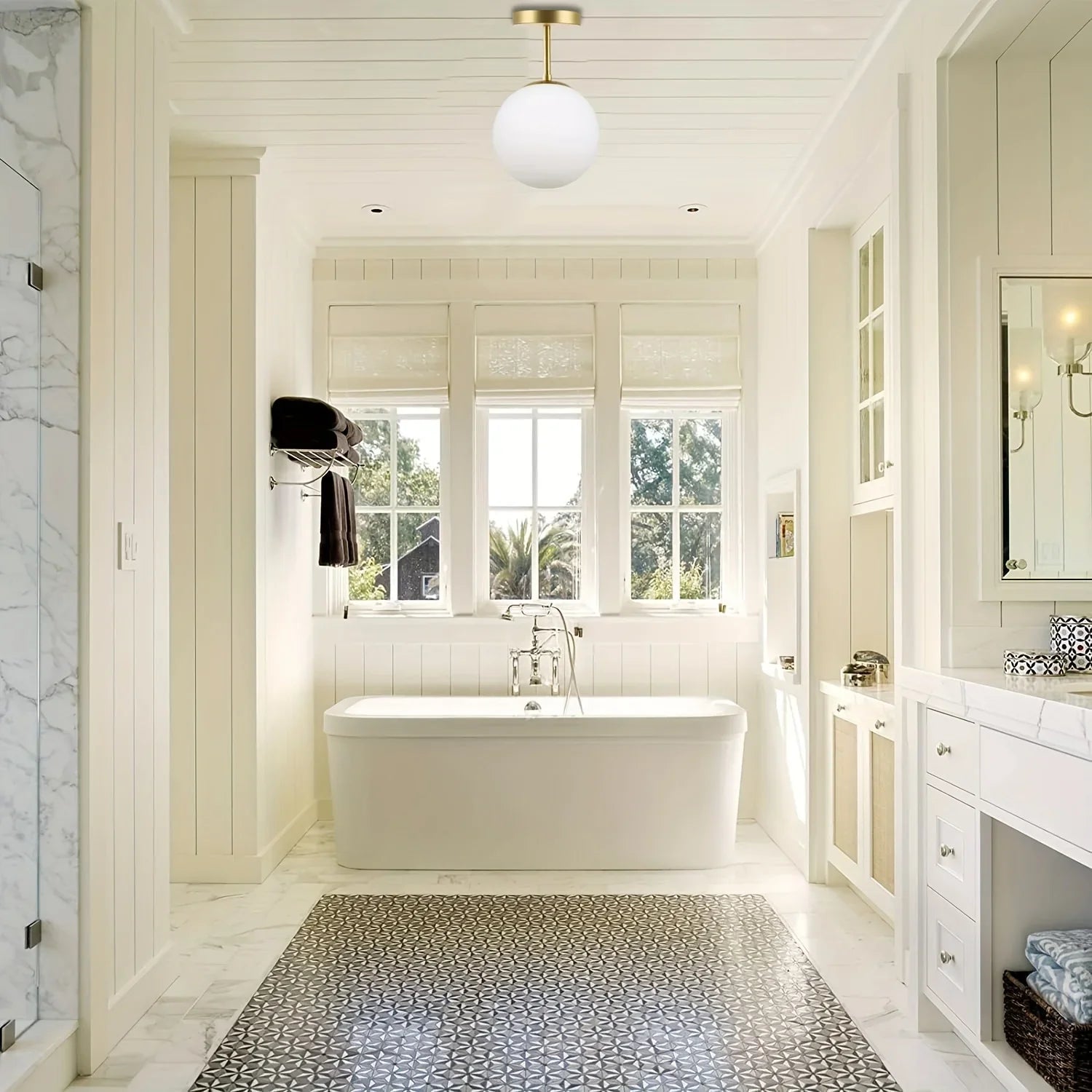 نجفة ستيل وزجاج، 15*20 سم