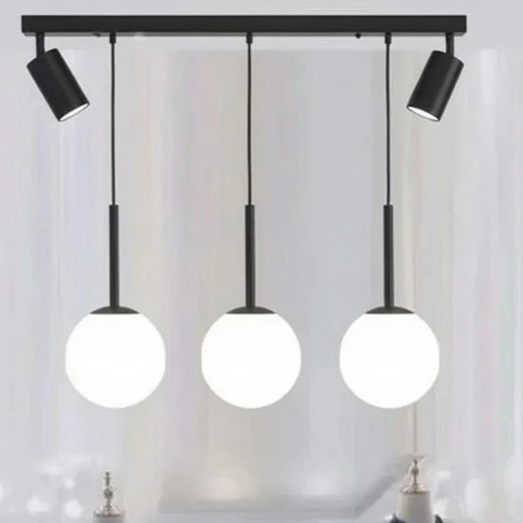 نجفة ستيل وزجاج، 50*40 سم