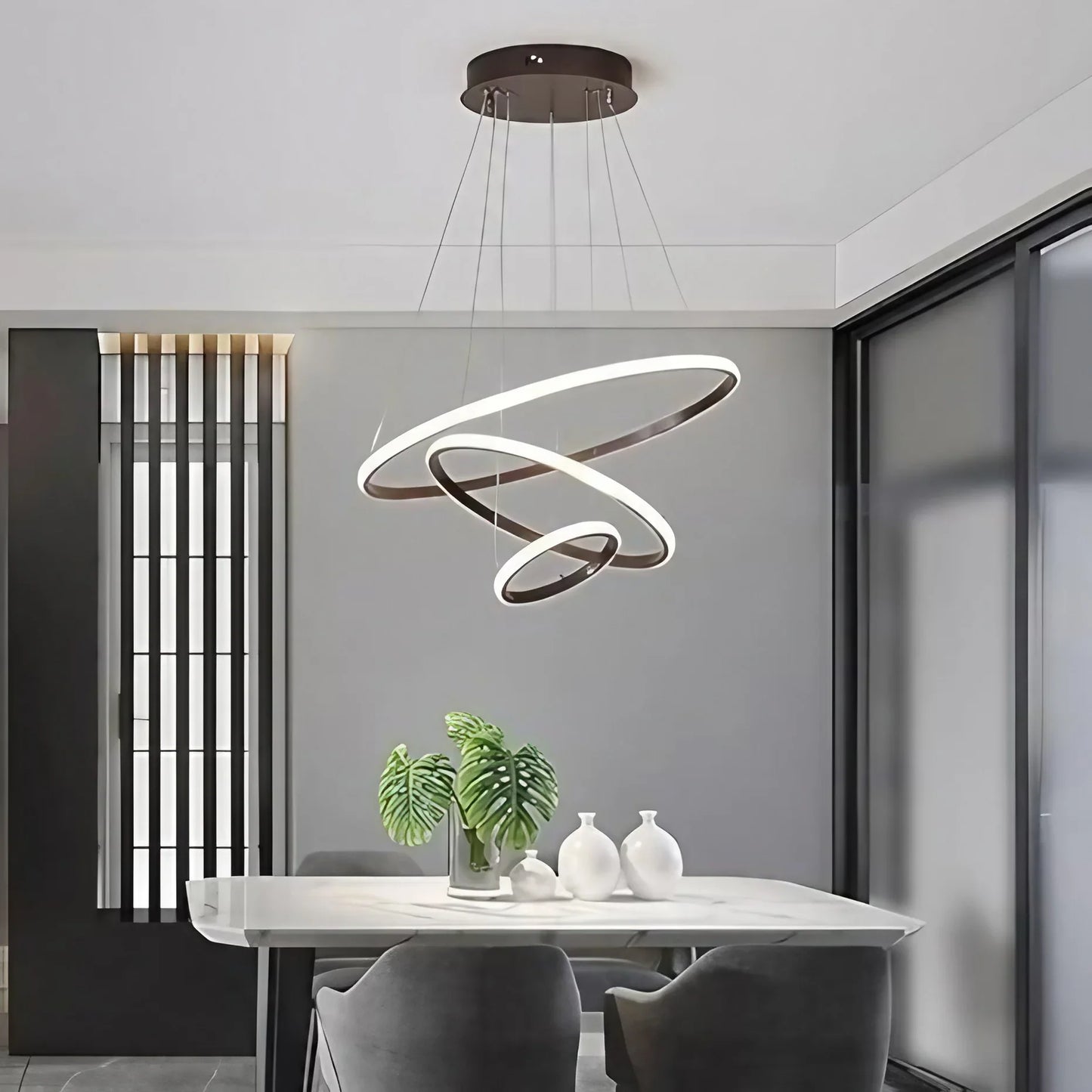 نجفة ستيل و بلاستيك، 60*60 سم