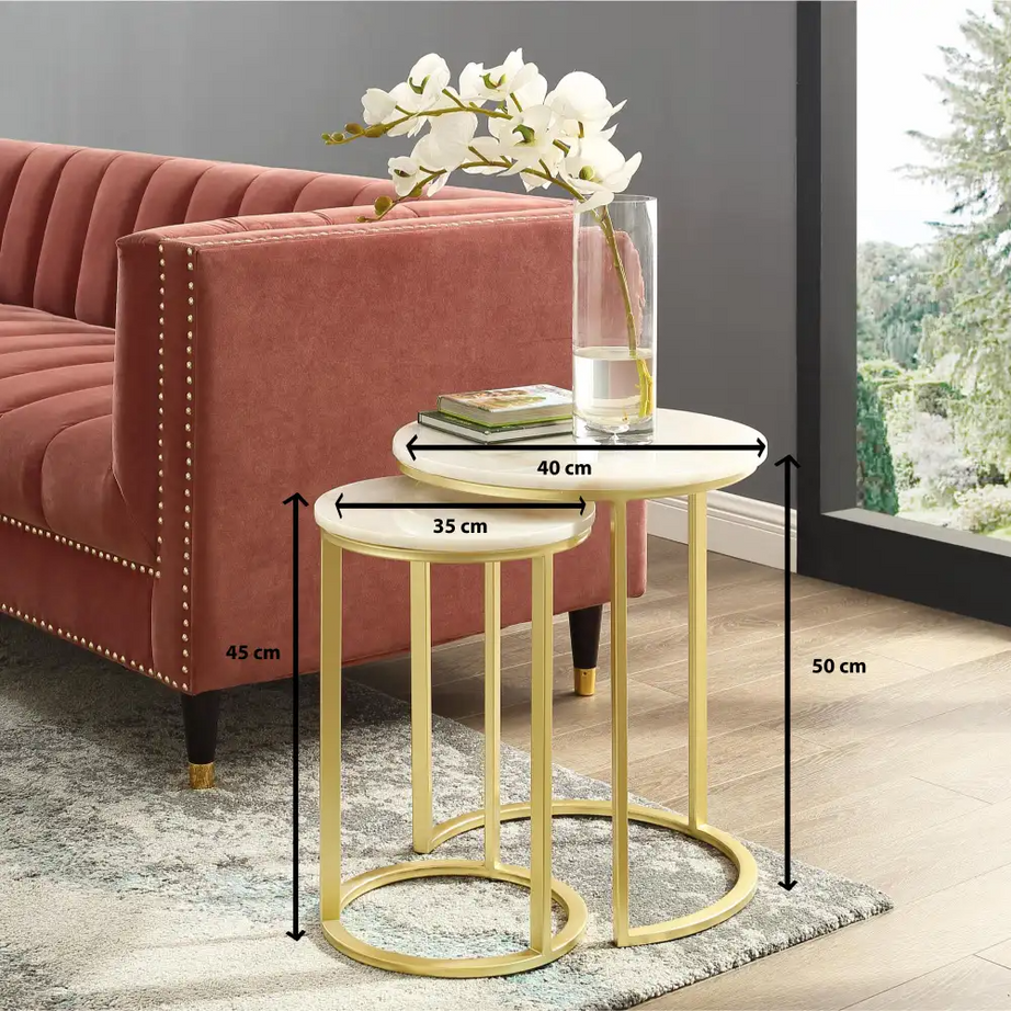 طقم ترابيزات ستيل، قطعتين